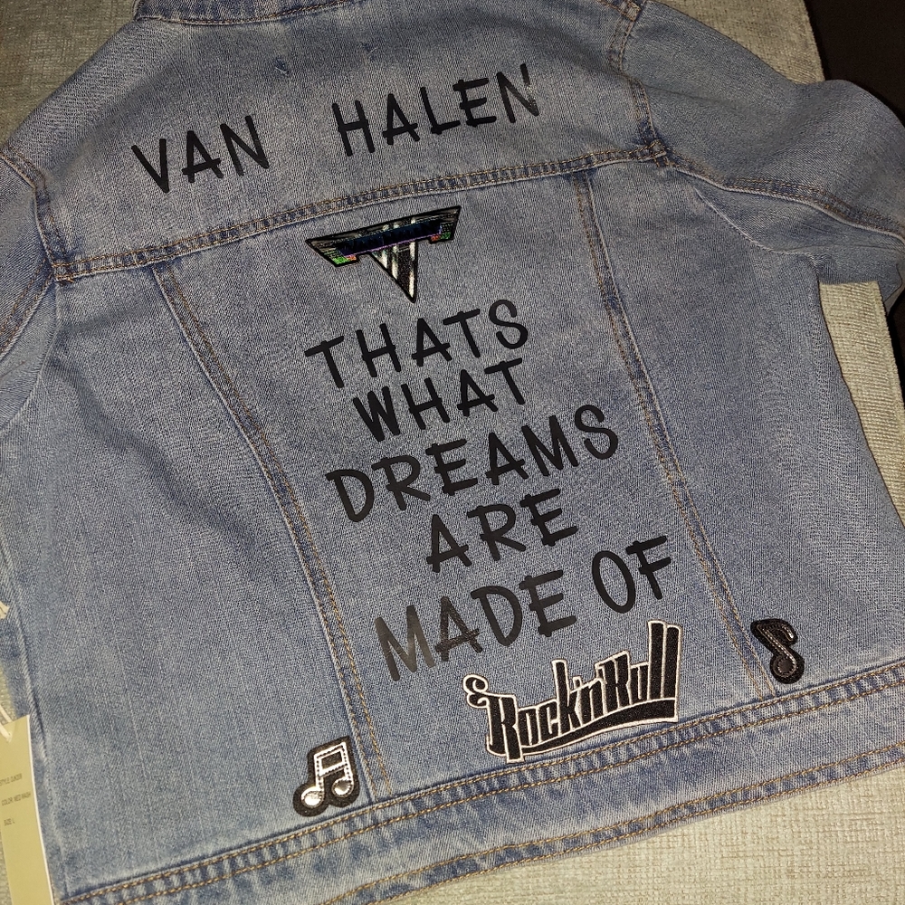 Custom made jean jacket